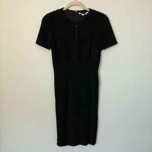 Classic Little Black DVF bodycon dress